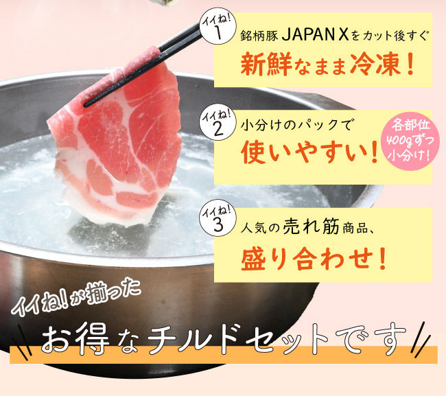 JAPAN X,ジャパンエックス,しゃぶしゃぶ肉3種6kg,新鮮なまま冷凍,小分けで使いやすい,人気の売れ筋盛り合わせ,しゃぶしゃぶ,