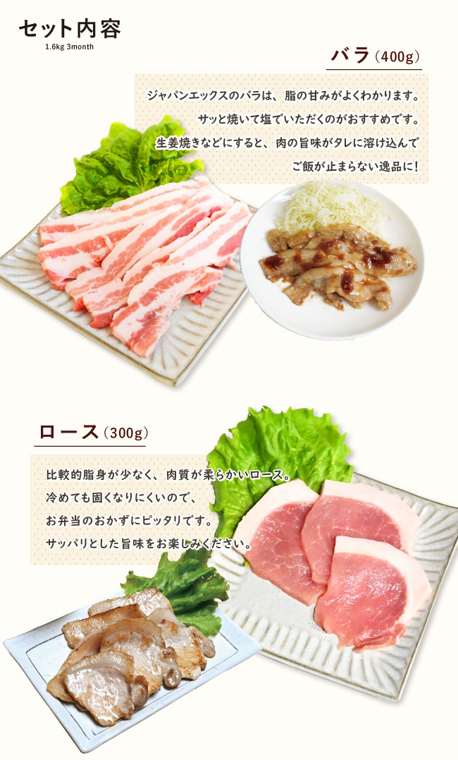 JAPAN X,ジャパンエックス,JAPAN X,定期便１.6kg×3ヶ月！,育ち盛りのお子さんに,焼肉パーティーに,ストックしておけば便利