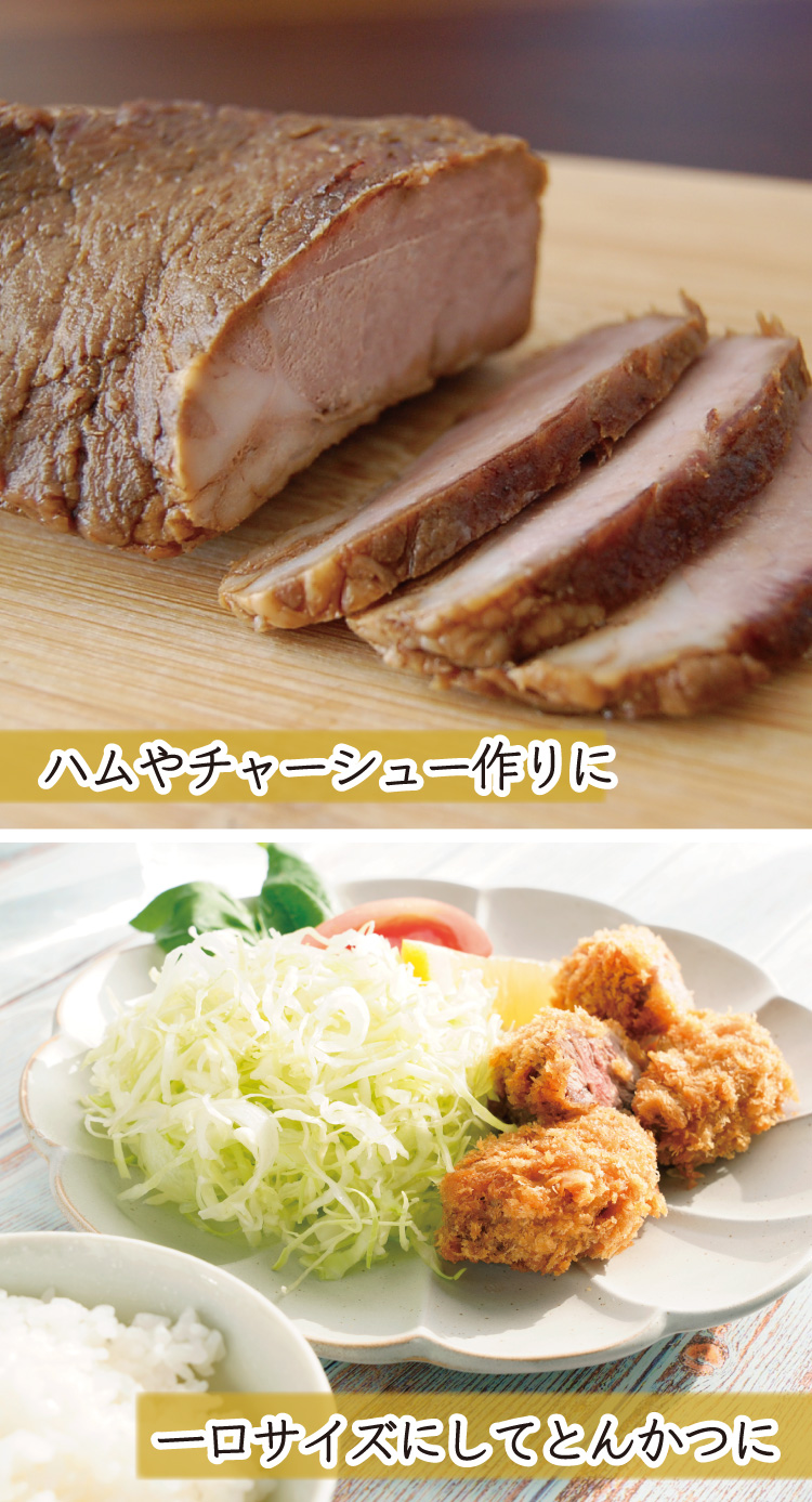 JAPAN X,ジャパンエックス,ロースブロック肉,ロース,豚ロース,塊肉,ロース塊肉,500g,ハムやチャーシューに、一口サイズにしてとんかつに